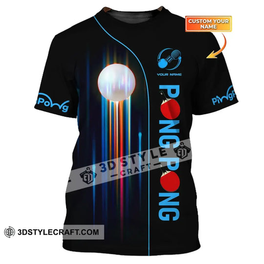 Unisex Shirt, Ping Pong Shirt, Table Tennis, Ping Pong Club T-Shirt, Ping Pong Clothing style option 1
