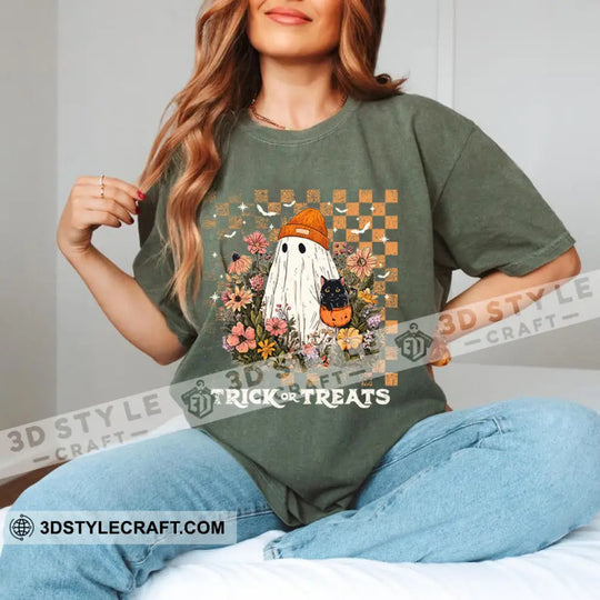 Unisex T-Shirt - Trick Or Treat T-Shirt, Halloween Collectible Gift style option 2