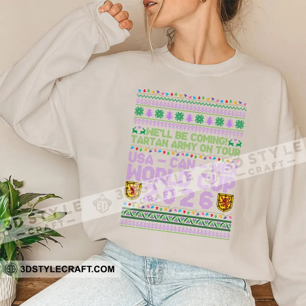 We Will Coming World Cup 2026 - Sweatshirt Sweatshirt / Beige / S Apparel