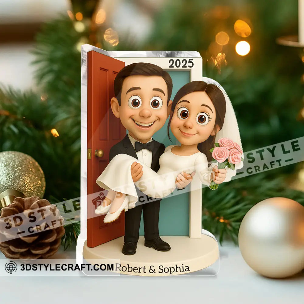 Wedding Home Decor Christmas Ornament Personalized Ornament Ornament