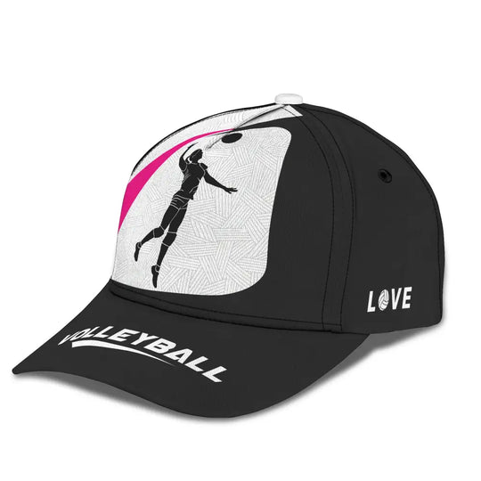 Woman Cap, Personalized Volleyball Cap, Volleyball Classic Cap, Volleyball Hat, Gift for Volleyball Lovers style option 3