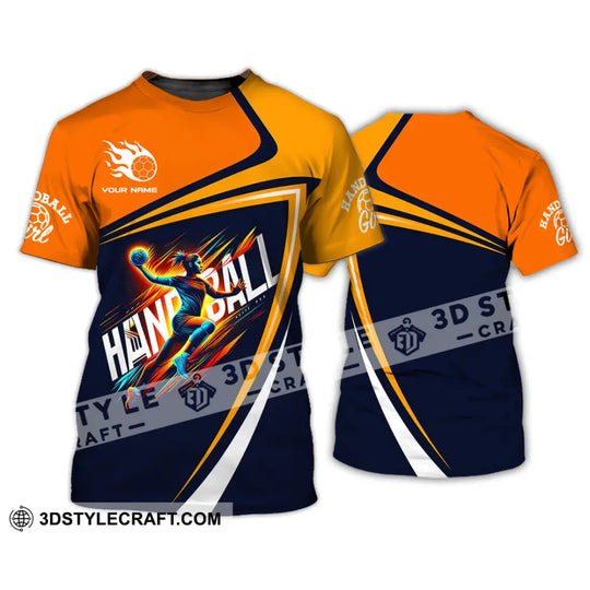 Woman Shirt, Custom Name Handball Shirt, Handball Lover Hoodie Shirt Polo Long Sleeve, Gift for Handball Players style option 2