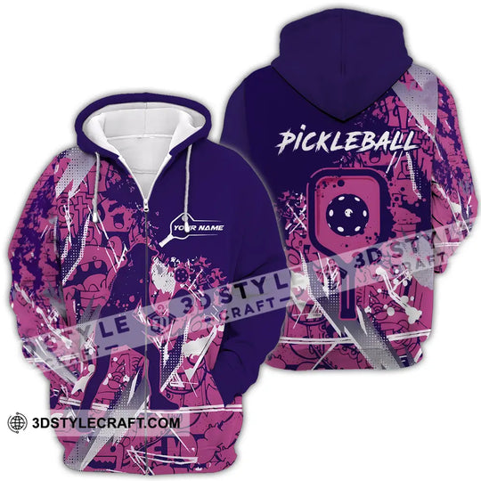 Woman Shirt - Custom Name Pickleball Shirt style option 4