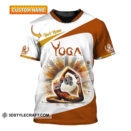 Woman Shirt, Custom Name Yoga Shirt, Yoga T-Shirt Hoodie Long Sleeve Shirt, Gift for Yoga Lover style option 1