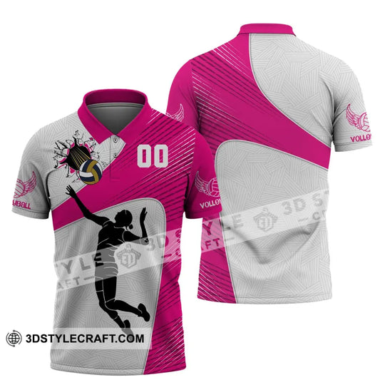 Woman Shirt, Custom Number Volleyball Shirt, T-Shirt for Volleyball Team, Gift for Volleyball Players style option 4