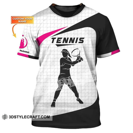 Woman Shirt, Tennis Shirt, Tennis T-Shirt, Tennis Lover Gift, Tennis Player Apparel style option 1