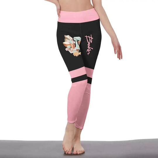 Women Clothing, Baker Sportwear, Baking Gifts, Legging Pants For Women style option 1