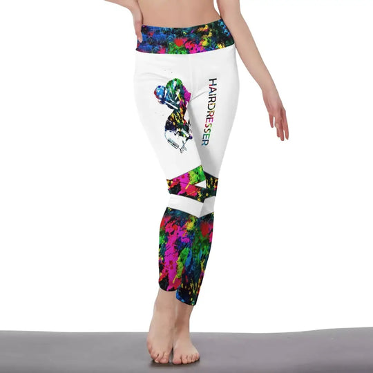 Women Clothing, Hairdresser Legging Sportwear, Legging Pants For Women style option 1