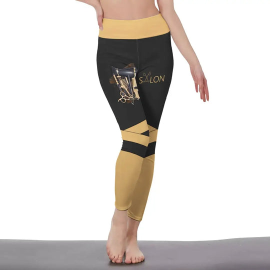 Women Clothing, Hairdresser Legging Sportwear, Legging Pants For Women style option 1