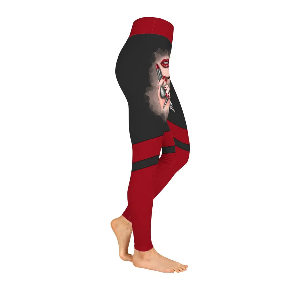 Women Clothing Makeup Artist Sportwear Legging Pants For