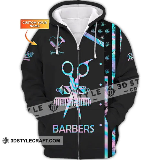 Women Shirt, Barber Shirt, Hairdresser Hoodie, Barber Sportwear style option 2