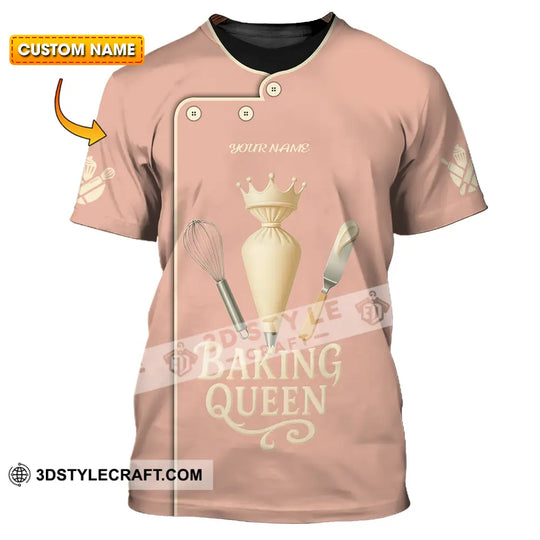 Women Shirt - Custom Baking Queen Shirt style option 1