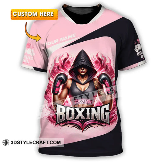 Women Shirt - Custom Boxing 3D Shirt T-shirt