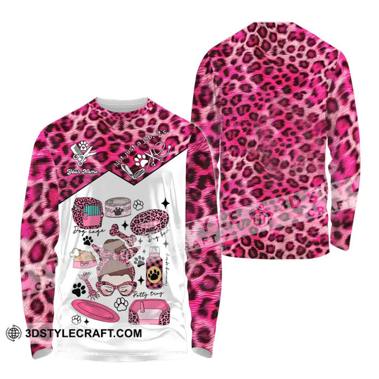 Women Shirt - Custom It's Not Just A Job, It's Love, Pet Groomer Shirt style option 4