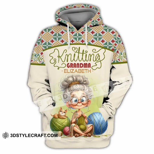 Women Shirt - Custom Knitting Grandma Shirt style option 4
