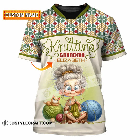 Women Shirt - Custom Knitting Grandma Shirt style option 1