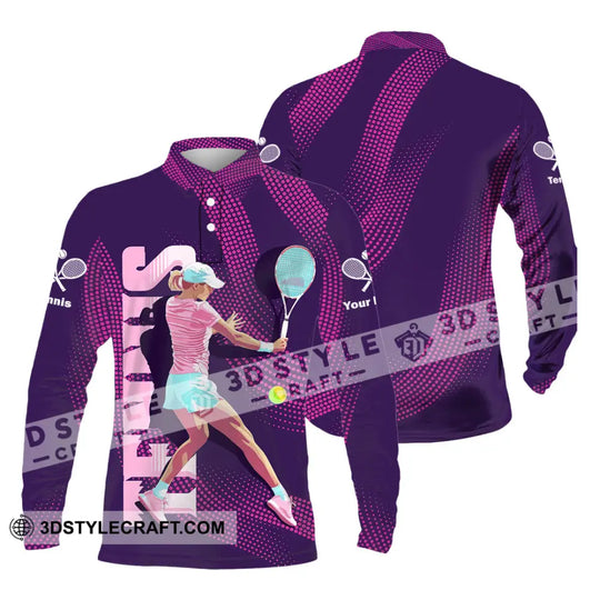 Women Shirt - Custom Tennis 3D Shirt style option 4