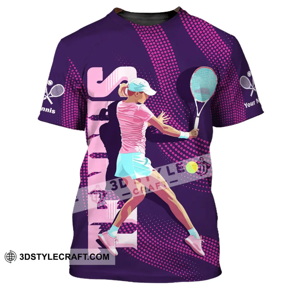 Women Shirt - Custom Tennis 3D Shirt T-Shirt / S T-shirt