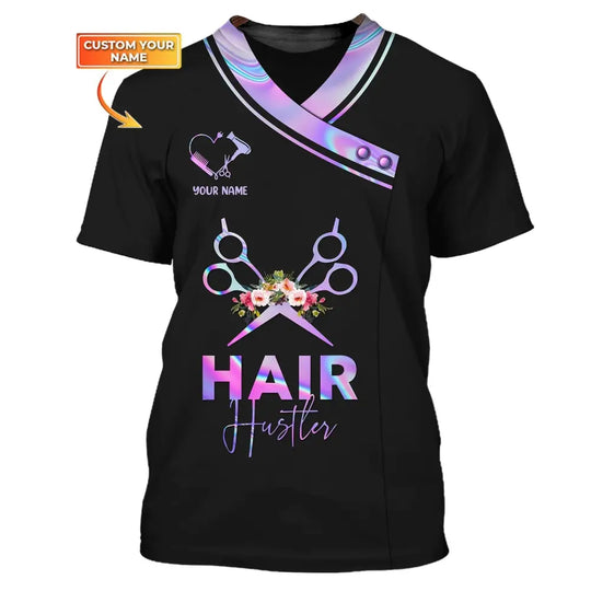 Women Shirt, Hair Stylist Shirt, Hairdresser Hoodie, Hairdresser Sportwear style option 1