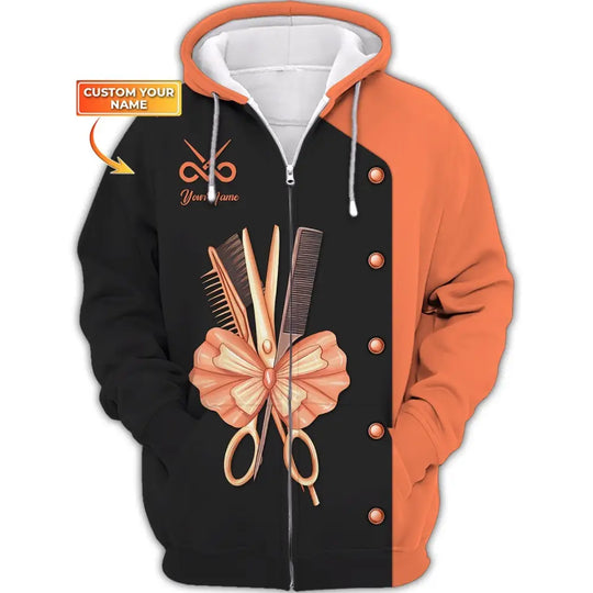 Women Shirt, Hair Stylist Shirt, Hairdresser Hoodie, Hairdresser Sportwear style option 2