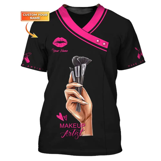 Women Shirt, Makeup Artist Shirt, Makeup Artist Hoodie, Makeup Artist Sportwear style option 1