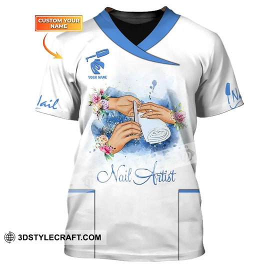 Women Shirt, Nail Artist Shirt, Nail Artist Hoodie, Nail Tech Sportwear style option 1