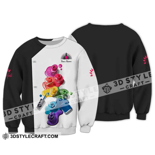 Women Shirt, Nail Artist Shirt, Nail Technician Hoodie, Nail Tech T-Shirt style option 3