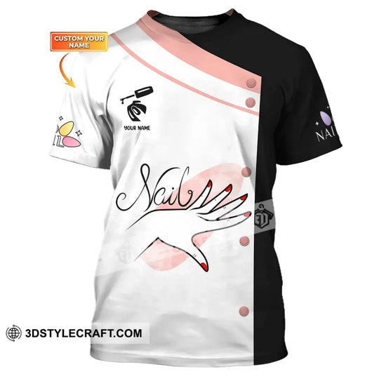 Women Shirt, Nail Technician Shirt, Nail Artist Polo, Nail Tech T-Shirt style option 1