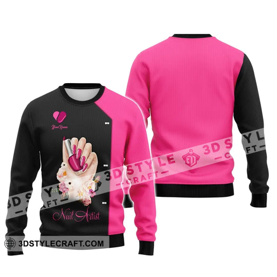 Women Shirt, Nail Technician Shirt, Nail Technician Hoodie, Nail Tech Sportwear style option 4
