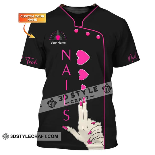 Women Shirt, Nail Technician Shirt, Nail Technician Hoodie, Nail Tech Sweater style option 1